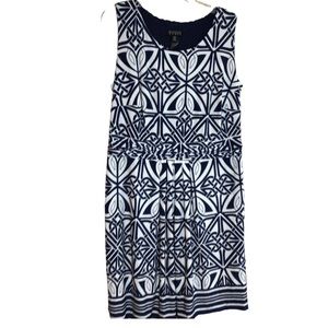 Encore Women Blue & White Dress 16W